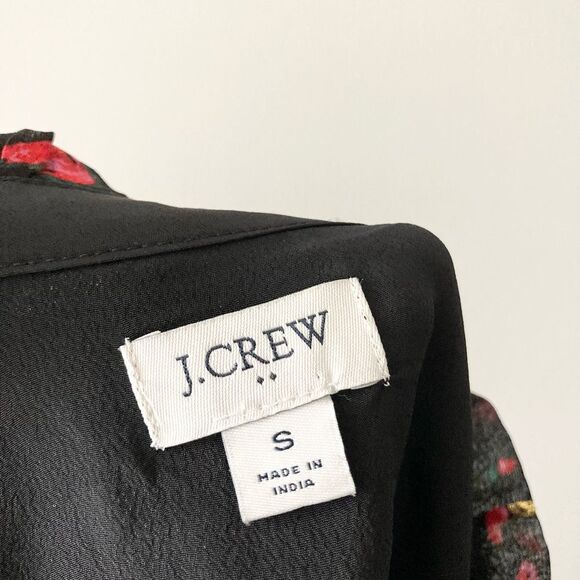 J Crew Ruffleneck flutter-sleeve top S‎ - Picture 4 of 6